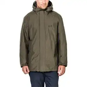 Outdoor-Jacken Jack Wolfskin Herren 3-in-1 Jacke Iceland, Granite