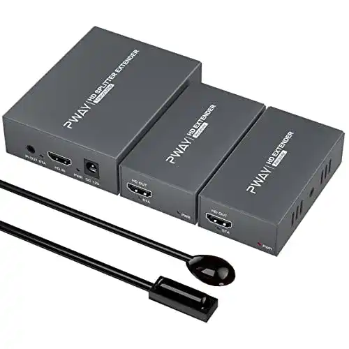 Die beste HDMI-Extender 4K PWAY PW-HT246P2IR HDMI Extender Splitter 2026 Test Bestseller HDMI-Extender 4K PWAY PW-HT246P2IR HDMI Extender Splitter