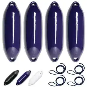 Bootsfender HonuNautic 4er Set incl. Fenderleinen