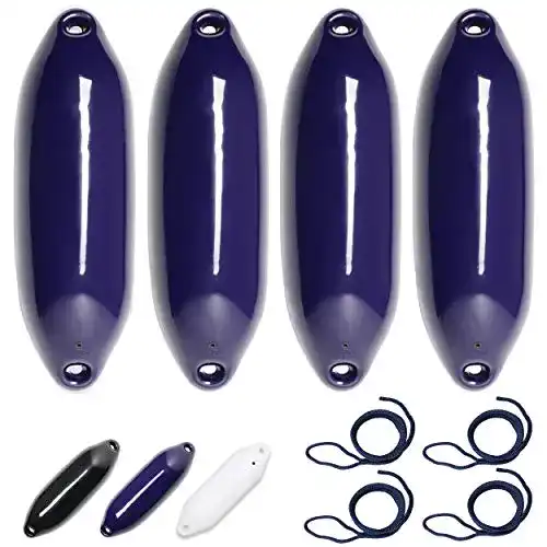 Bootsfender HonuNautic 4er Set incl. Fenderleinen