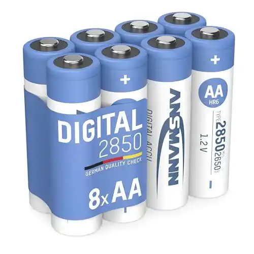AA-Akku Ansmann Akku AA Typ 2850 mAh, 8 Stück