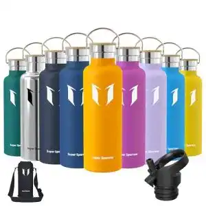 Fahrrad-Trinkflasche Edelstahl Super Sparrow 750ml