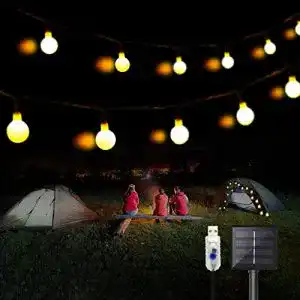 Solar-Lichterkette DeepDream 11 Meter 60 LED Kugel Solar