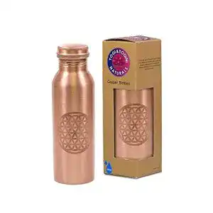 Kupfer-Trinkflasche Zen et Ethnique Spiru Blume des Lebens