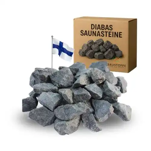 Saunasteine Doubleyou Geovlies & Baustoffe DIABAS 5kg