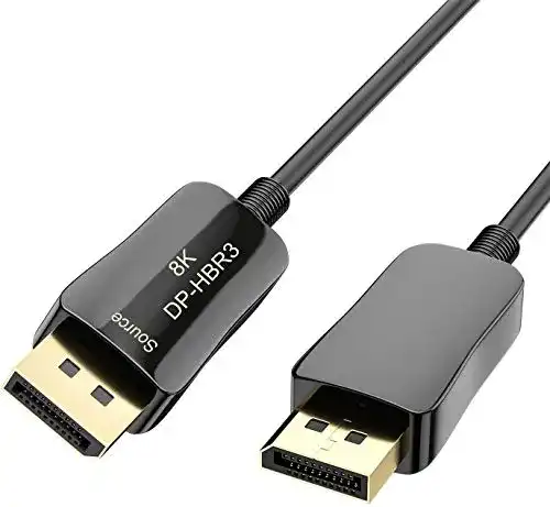 Glasfaserkabel CABLEDECONN 8K 4K DisplayPort- 10M 30FT