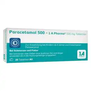 Paracetamol 1A PHARMA 500-1 A Pharma, 500 mg Tabletten