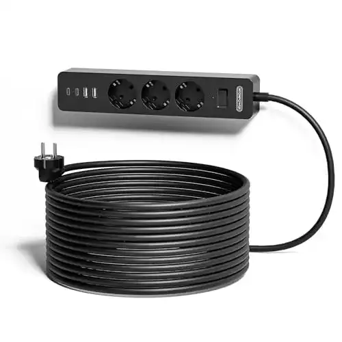 3-fach-Steckdosenleiste NTONPOWER 3-Fach Steckdosenleiste 5m