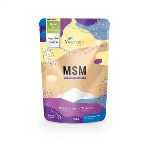 Die beste MSM-Pulver Vegavero MSM Pulver ® 99,9% rein, 1 kg organisch 2026 Test Bestseller MSM-Pulver Vegavero MSM Pulver ® 99,9% rein, 1 kg organisch