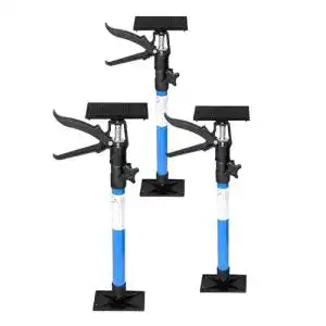 Zargenspanner Wiltec 3er Set für Türrahmen stufenlos 51-115cm mit 30kg Tragkraft neigbare Druckplatten