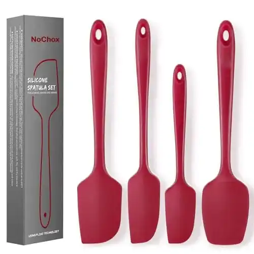 Spatel NoChoX Teigschaber Set, Hitzebeständig Silikon