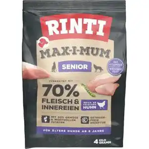 Rinti-Trockenfutter Rinti MAX-I-MUM Senior Huhn 4kg