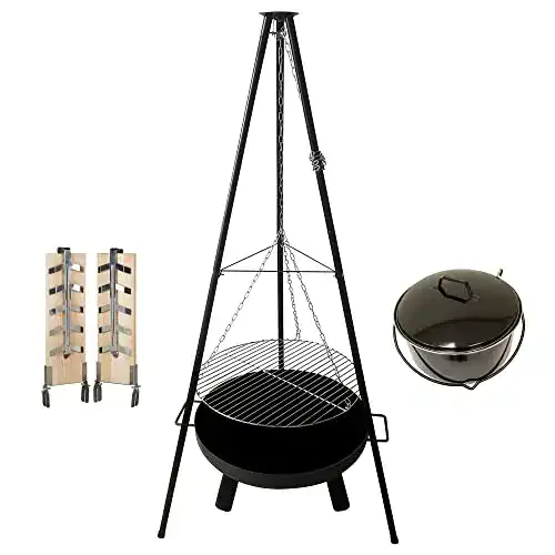 Schwenkgrill Westerholt Grill Set 4 in 1 Oslo mit Feuerschale