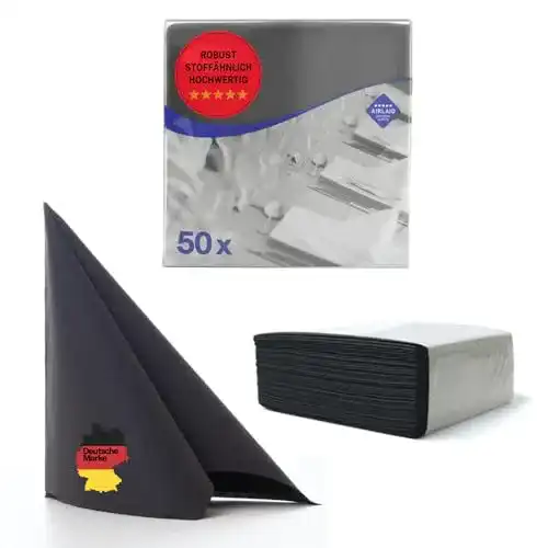 Servietten Aroba Airlaid 50 Stoffähnlich 19 Farben 40×40 cm