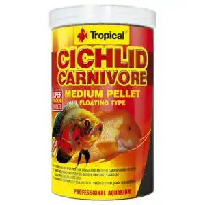 Insektenmehl Tropical Cichlid Carnivore Medium Pellet, 1 l
