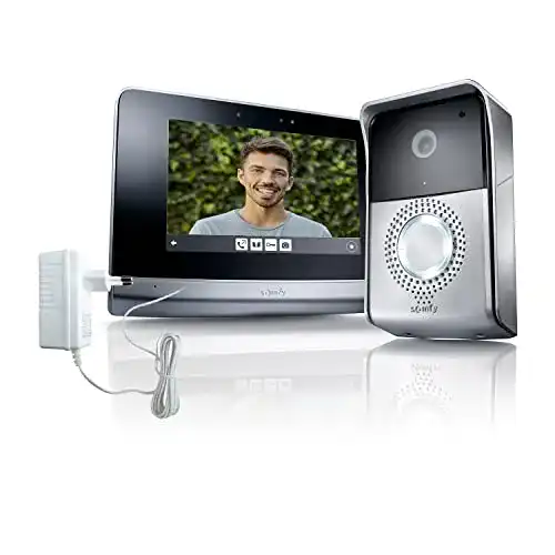 Türsprechanlage Einfamilienhaus Somfy 2401446 – V500 Bildtelefon