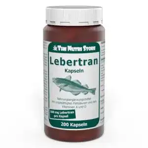 Lebertran-Kapseln Hirundo Products, 500 mg Kapseln 200 Stk.
