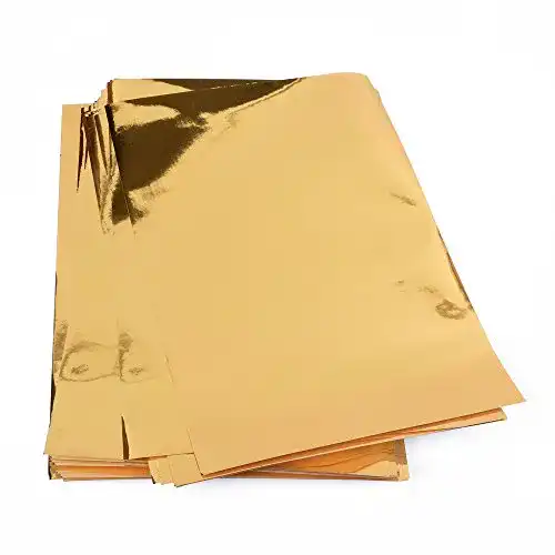 Goldfolie ewtshop 25 Blatt Metallic Papier, glänzend DIN A4