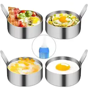 Spiegeleiform YAOYIN Pancake Form Egg Ring, 4 Pack 9cm