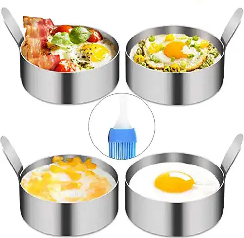 Spiegeleiform YAOYIN Pancake Form Egg Ring, 4 Pack 9cm