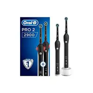 Elektrische Zahnbürste Oral-B PRO 2 2900 Black Edition Doppelpack