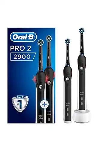 Elektrische Zahnbürste Oral-B PRO 2 2900 Black Edition Doppelpack