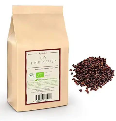 Die beste Szechuan-Pfeffer Kamelur 200g BIO Timut Pfefferkörner ganz 2026 Test Bestseller Szechuan-Pfeffer Kamelur 200g BIO Timut Pfefferkörner ganz