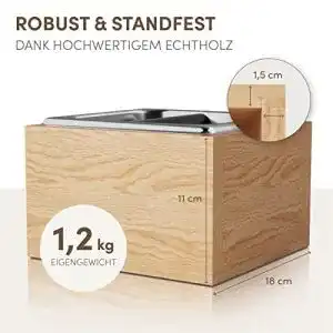 Abklopfbehälter goodspot für Siebträger DAS ORIGINAL Echtholz