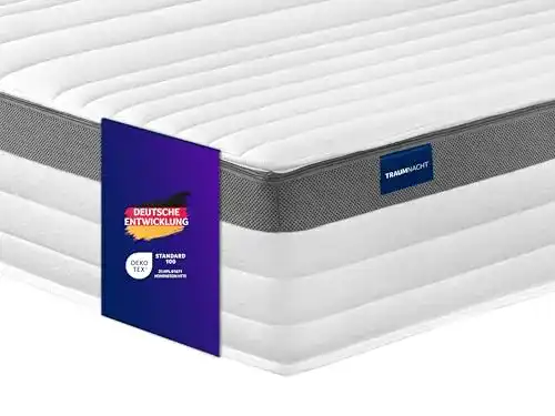 Taschenfederkernmatratze 90 x 200 Traumnacht Exklusiv 7-Zonen