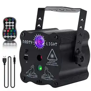 Disco-Licht RCMo Discokugel,Partylicht,Discolicht mit 2M USB Kabel