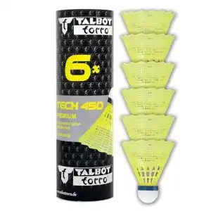 Badminton-Bälle Talbot Torro Talbot-Torro Tech 450 6er Dose