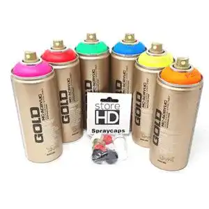 Graffiti-Dosen store HD Montana Gold Sprühdosen Set