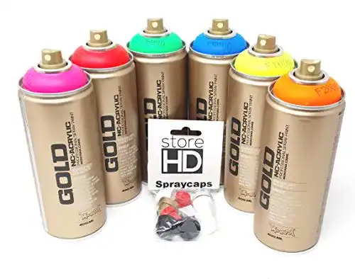 Graffiti-Dosen store HD Montana Gold Sprühdosen Set