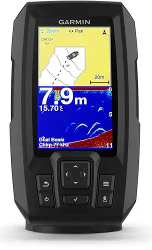 Garmin-Echolot Garmin Striker Plus 4 Chirp-Fishfinder, Schwarz