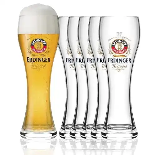 Weizengläser Sahm Original ERDINGER Weizenbierglas 0,5 l Set