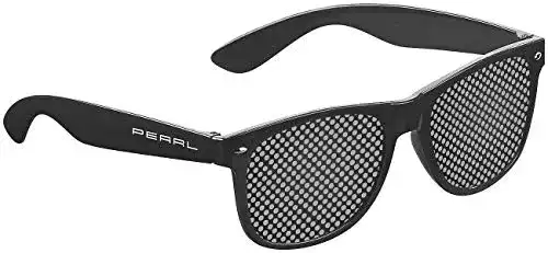 Multidot-Brille PEARL Rasterbrille: Lochbrille zur Augen-Gymnastik