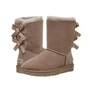 Winterstiefel UGG Unisex Bailey Bow II Classic Boot, Caribou