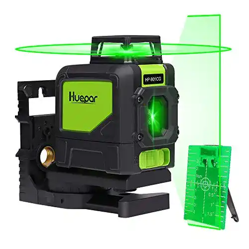 Kreuzlinienlaser HUEPAR 901CG 1 x 360 Grün, 360 Grad Linienlaser
