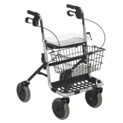 Rollator Invacare Aquatec GmbH P452E/ 3 BANJO, silber m. Korb