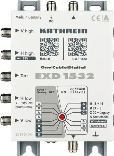 Kathrein-Multischalter Kathrein EXD 1532 Einkabel-Multischalter