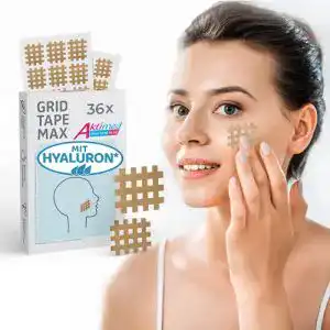 Tape für Gesicht Aktimed Hyaluron Gittertapes* Hyaluron Pflaster