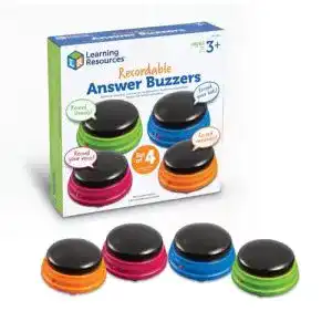 Buzzer Learning Resources LER3769, Aufnahmefunktion 4 Stück