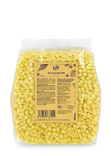 Kakaobutter KoRo – Bio Chips 1 kg – 100 % Naturprodukt