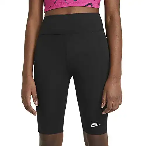 Bike-Shorts Damen Nike Bike 9 In Shorts Black/White L