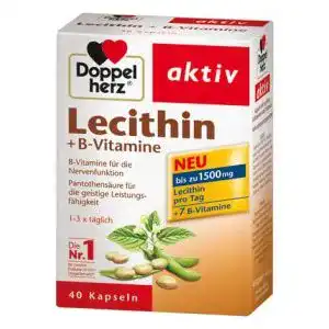 Lecithin-Kapseln Doppelherz Lecithin und B-Vitamine Kapseln, 2er