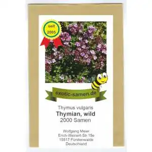 Thymian-Samen exotic-samen Wilder Thymian, 100 Samen
