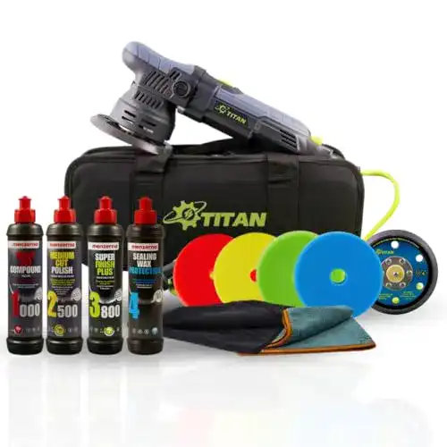 Exzenter-Poliermaschine Pflegen und Polieren Auto Politur Set