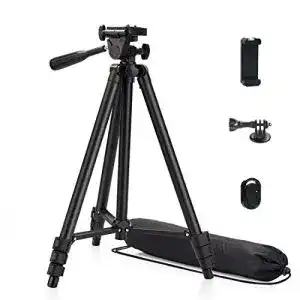 Handy-Stativ Phinistec 125cm, Bluetooth Fernbedienung, Tasche