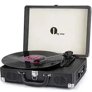 Plattenspieler Bluetooth 1 BY ONE 33/45/78 U/min Vinyl