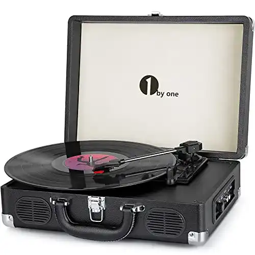 Plattenspieler Bluetooth 1 BY ONE 33/45/78 U/min Vinyl